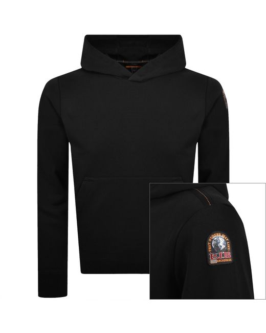Parajumpers Black Everest Hoodie for men