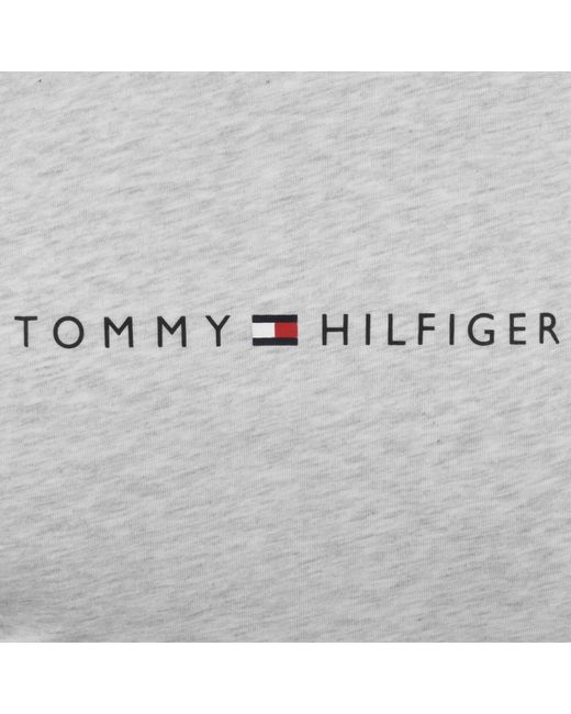 Tommy Hilfiger Gray Logo T Shirt for men