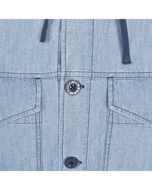 Cotton Nimes Overshirt Jacket 