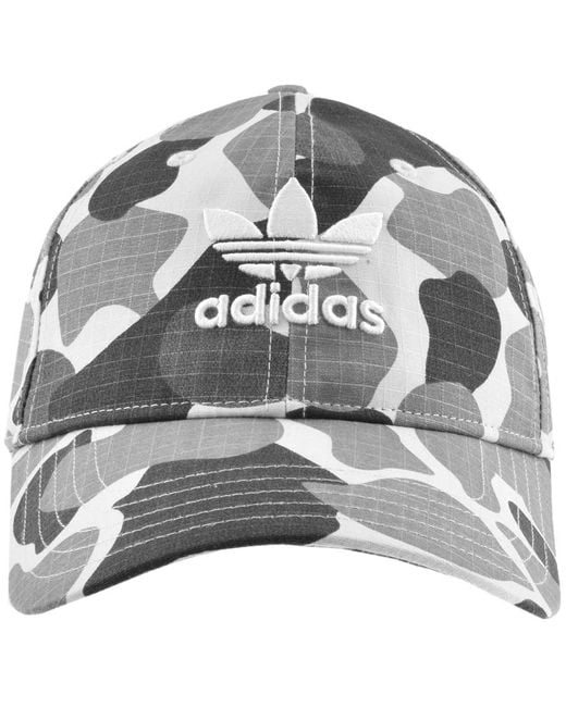Adidas Gray Originals Camouflage Cap Grey for men