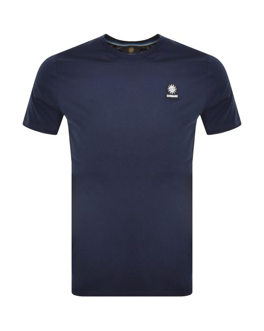 Sandbanks Blue Badge Logo T Shirt for men