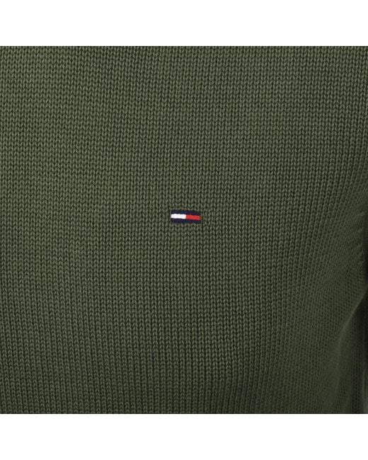 Tommy Hilfiger Green Flag Slim Fit Sweatshirt for men