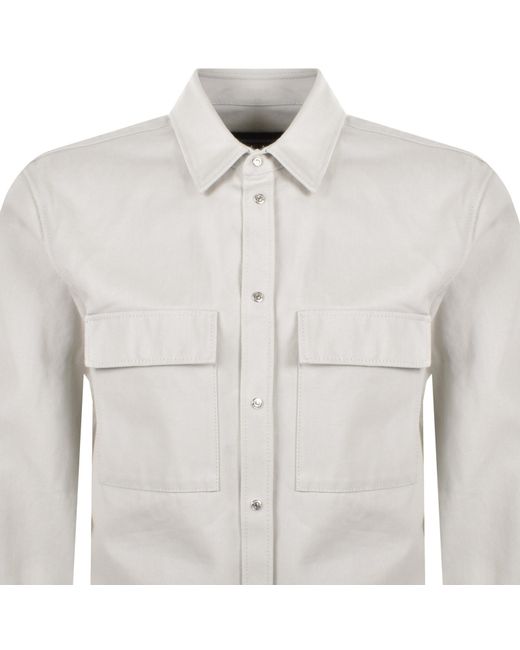 DSquared² White Icon Ice Overshirt Light for men