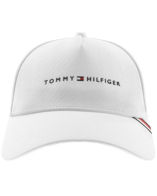 Tommy Hilfiger White Downtown Baseball Cap for men
