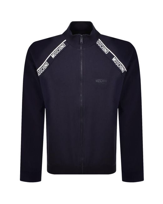 Moschino Blue Logo Sweatshirt for men