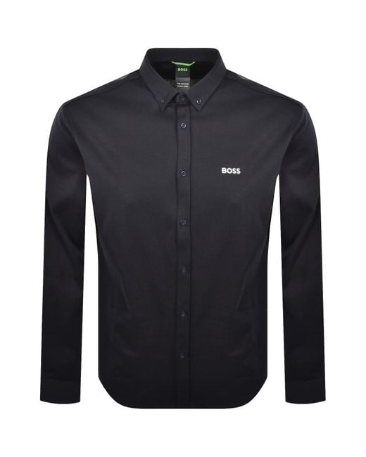 Boss Blue Boss B Motion Long Sleeve Shirt for men