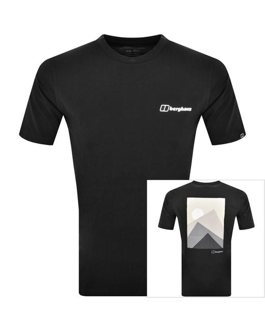Berghaus Black Silhouette T Shirt for men