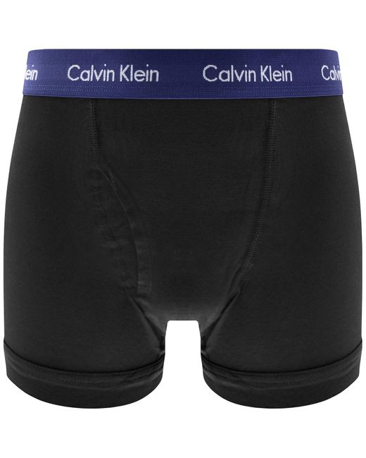 Calvin Klein Black Underwear 3 Pack Trunks for men