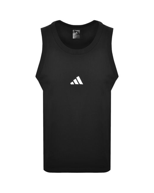 Adidas Black Logo Vest for men