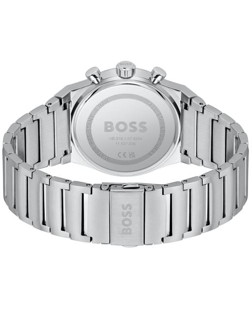 BOSS BUSINESS Metallic Boss Candor Watch for men