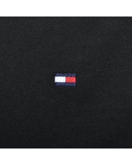 Tommy Hilfiger Black Essential Solid T Shirt for men