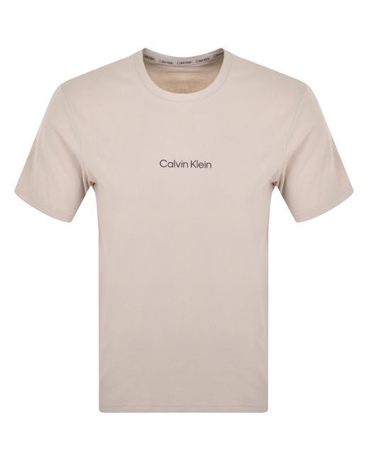 Calvin Klein Natural Crew Neck Lounge T Shirt for men