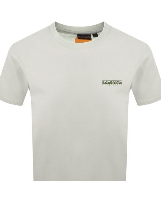 Napapijri Gray Yose T Shirt for men