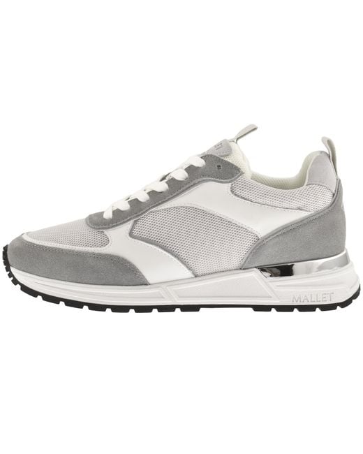 Mallet White Bethnal Trainers for men