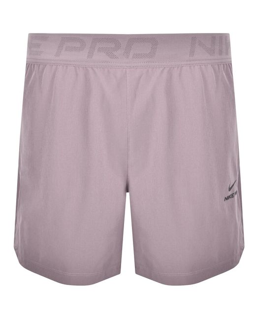 Nike Purple Pro Training Shorts Light for men