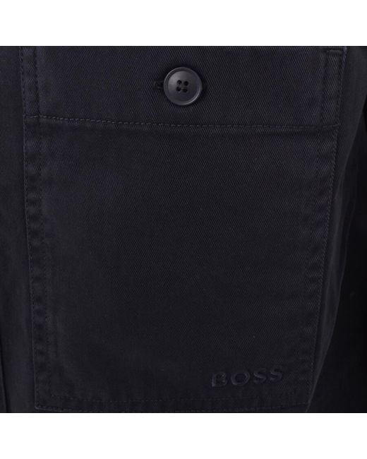 Boss Blue Boss Locky Overshirt Jacket for men
