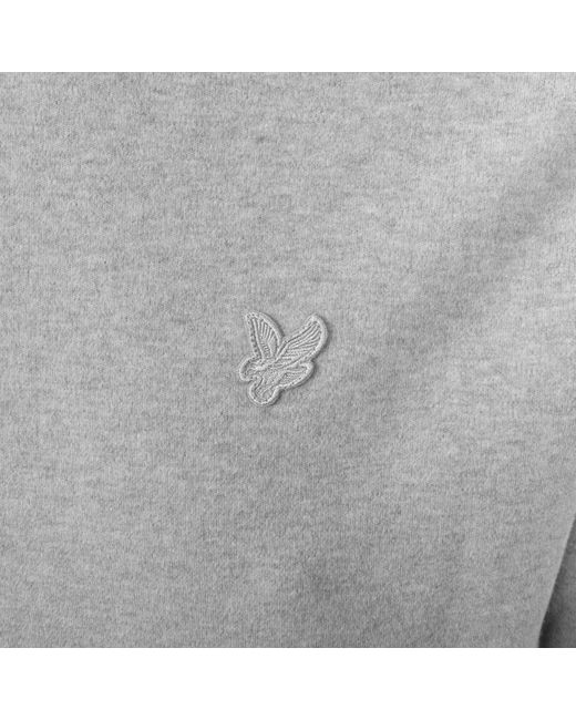 Lyle & Scott Gray Interlock Sweatshirt for men