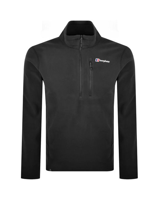 Berghaus Black Prism Micro Half Zip Sweatshirt for men