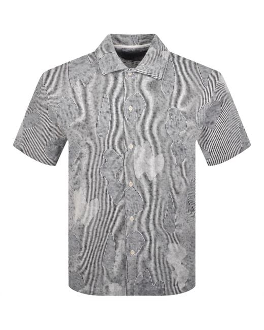 Farah Gray Farah Stoker Jacquard Shirt for men