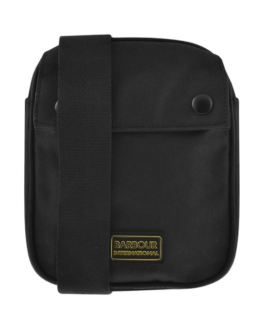 Barbour Black Knockhill Bag for men