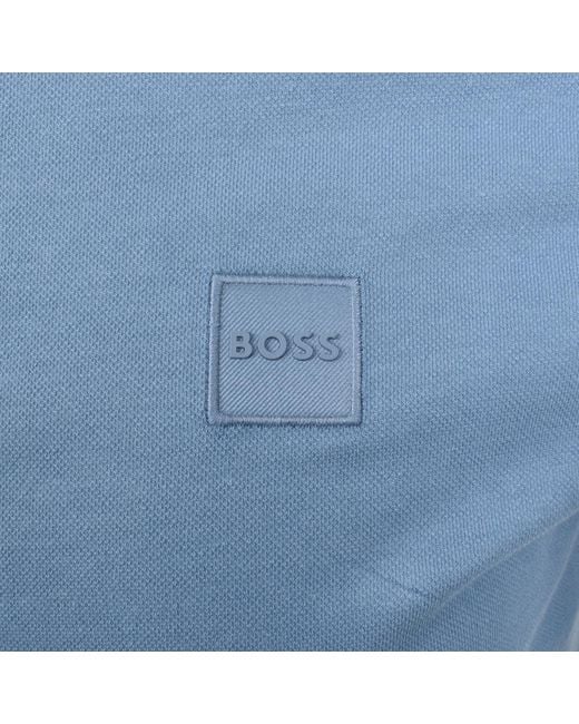 Boss Blue Boss Slim Fit Passenger Polo T Shirt for men
