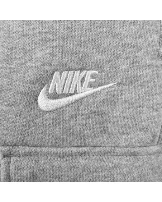 Nike Gray Club Logo Cargo Shorts for men