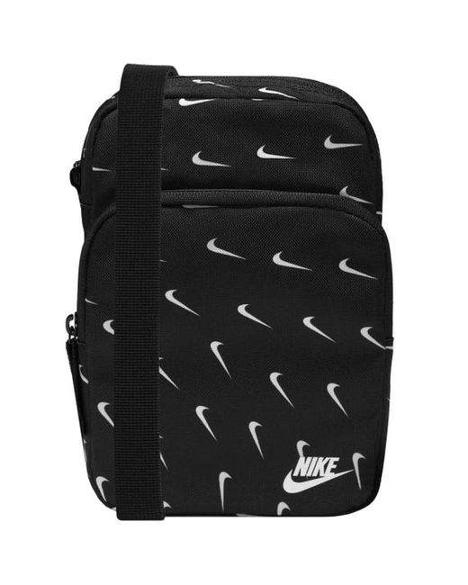 Nike Synthetic Small Heritage Shoulder Bag in Black for Men Lyst UK