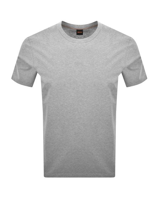 Boss Gray Boss Tchup T Shirt for men