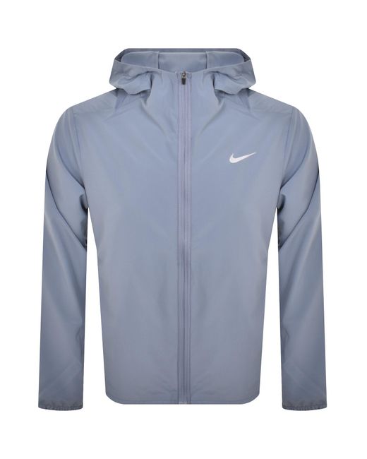 Nike Blue Training Hooded Fitness Jacket for men