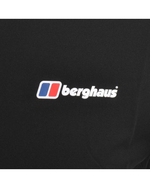 Berghaus Black Wayside Half Zip Track Top for men