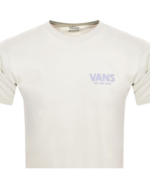 Vans White Classic Stay Cool Logo T Shirt for men