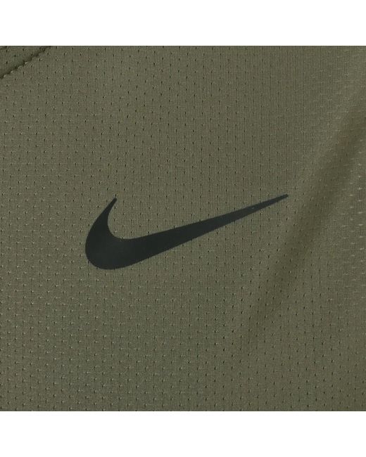 Nike Green Training Dri Fit Ready Vest Olive for men
