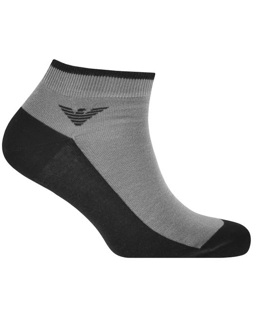 Armani Black Emporio Three Pack Socks Gift Set for men