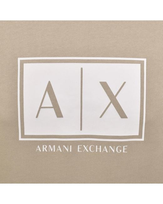 ARMANI EXCHANGE Gray Logo Sweatshirt for men
