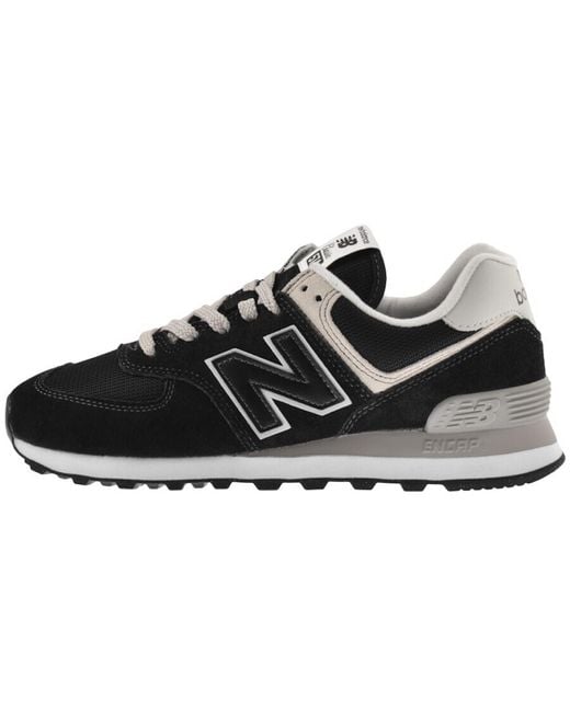 New Balance Black 574 Trainers for men