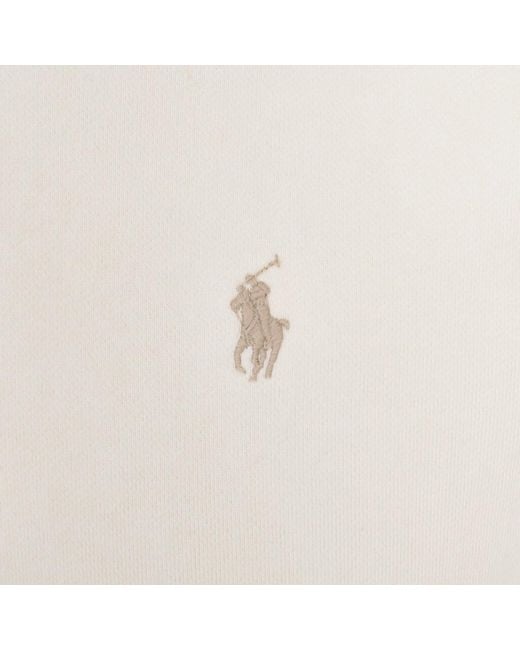 Ralph Lauren White Pullover Hoodie for men