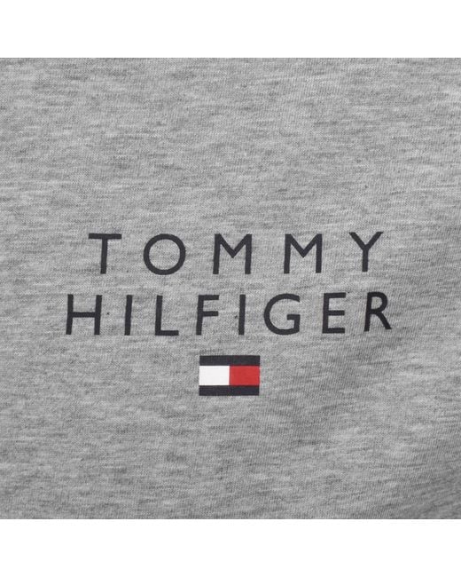 Tommy Hilfiger Gray Logo T Shirt for men