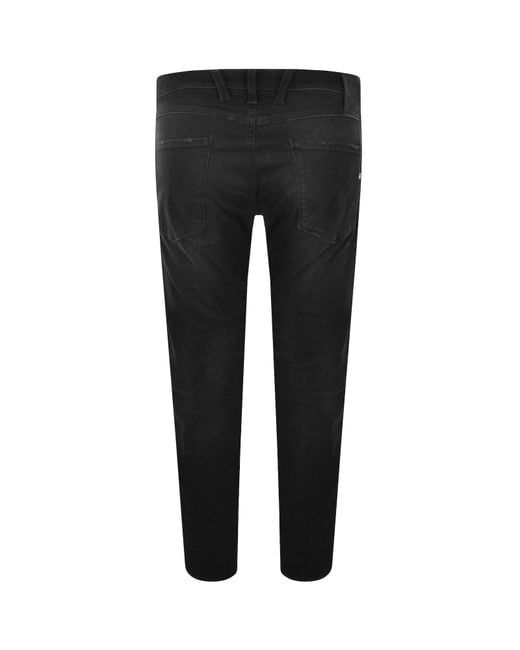 Replay Black Anbass Hyperflex Jeans for men