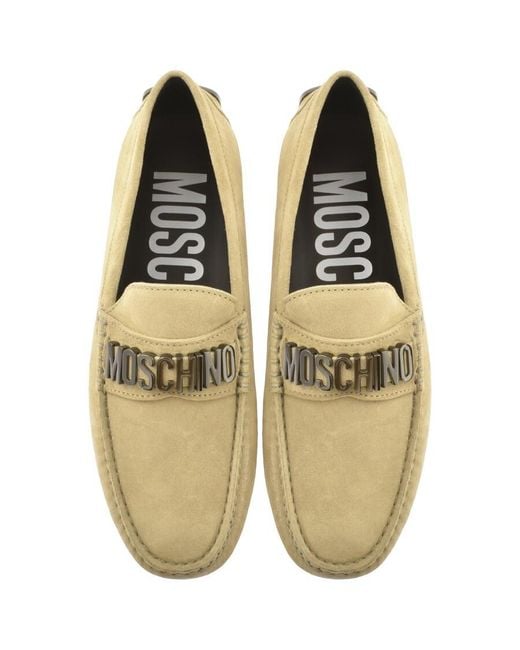 Moschino Natural Driver Shoes for men