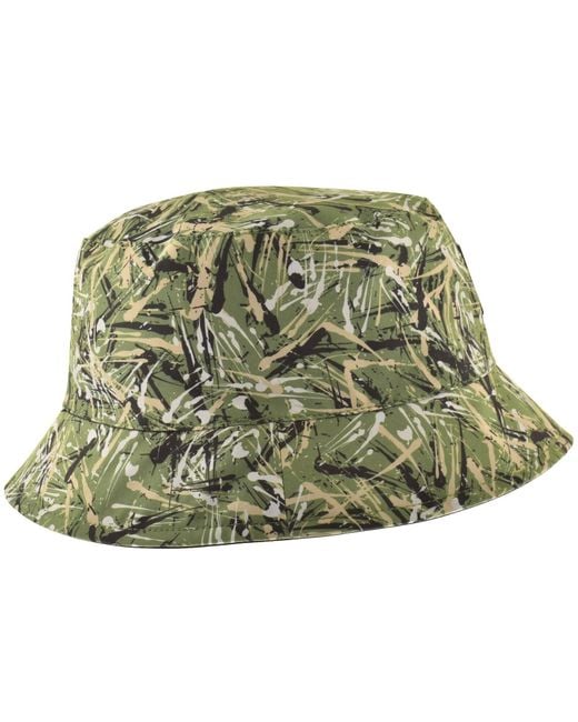 Marshall Artist Green Reversible Bucket Hat for men