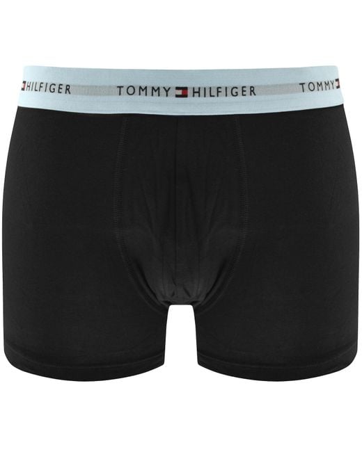 Tommy Hilfiger Black Underwear 3 Pack Trunks for men