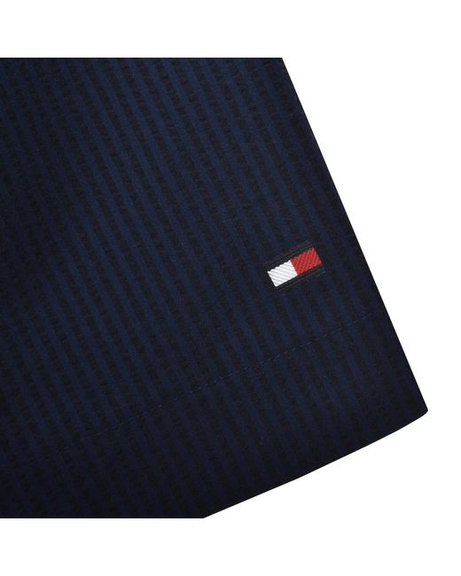Tommy Hilfiger Blue Seersucker Shirt for men