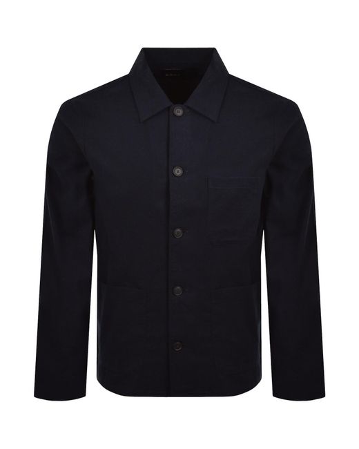 BOSS BUSINESS Blue Boss Cai Overshirt Dark for men