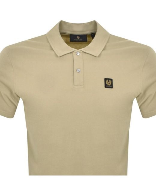 Belstaff Natural Logo Polo T Shirt for men