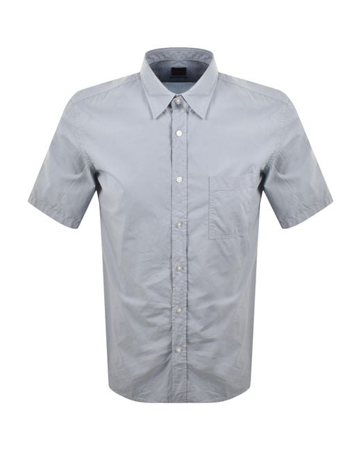 Boss Blue Boss Relegant 6 Short Sleeved Shirt for men