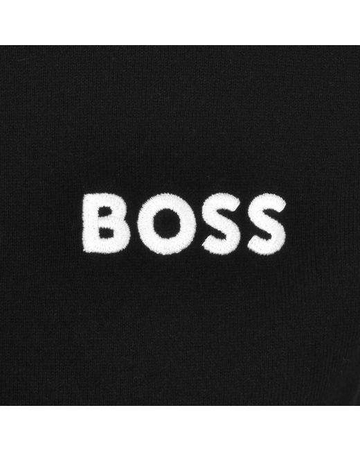 Boss Black Boss Zolkar Quarter Zip Knit Jumper for men