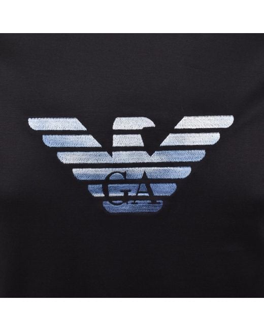 Armani Black Emporio Slim Fit T Shirt for men