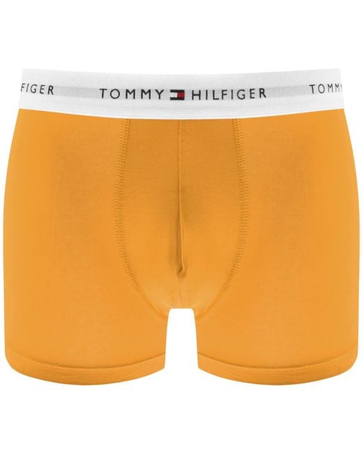 Tommy Hilfiger Pink Underwear 3 Pack Trunks for men