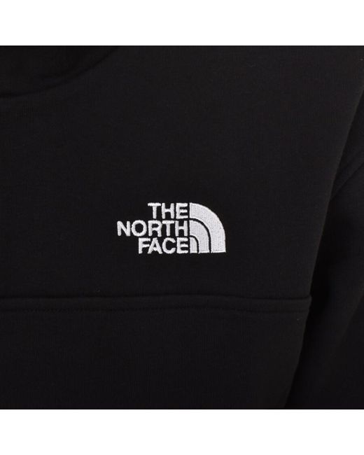 The North Face Black Quarter Zip Sweatshirt for men