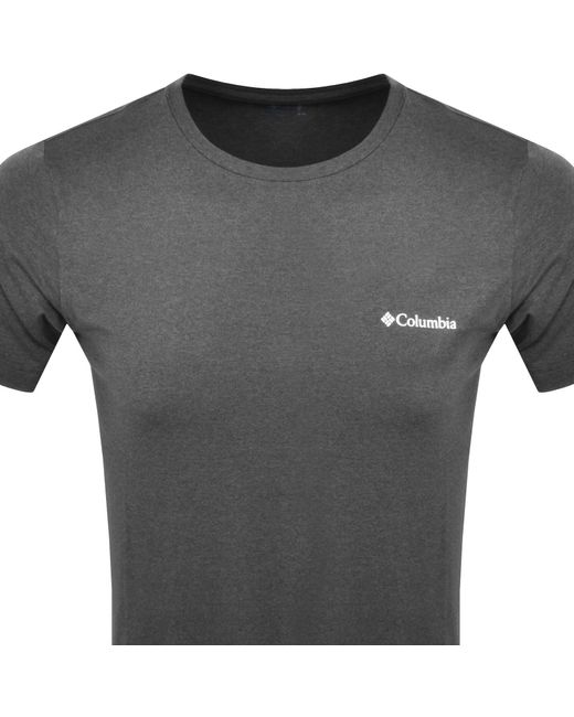 Columbia Gray Kwick Hike Crew Neck T Shirt for men